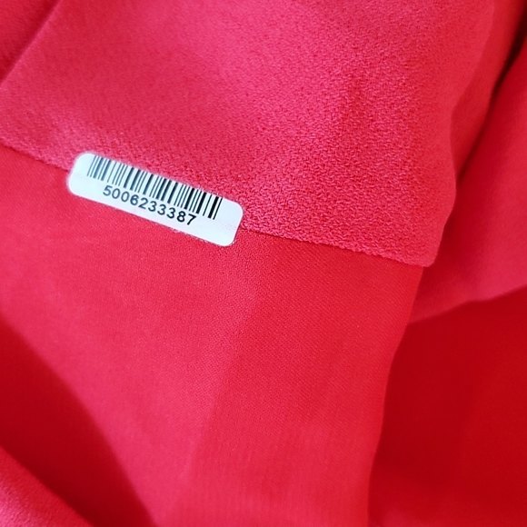 NWOT Nicholas Womens Crepe Twist Front Top Blouse Sleeveless Halter Style Size 4 - Picture 9 of 12